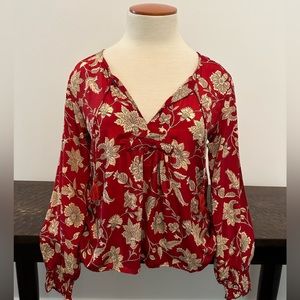 Lightweight Floral Blouse